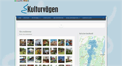 Desktop Screenshot of kulturvagen.se
